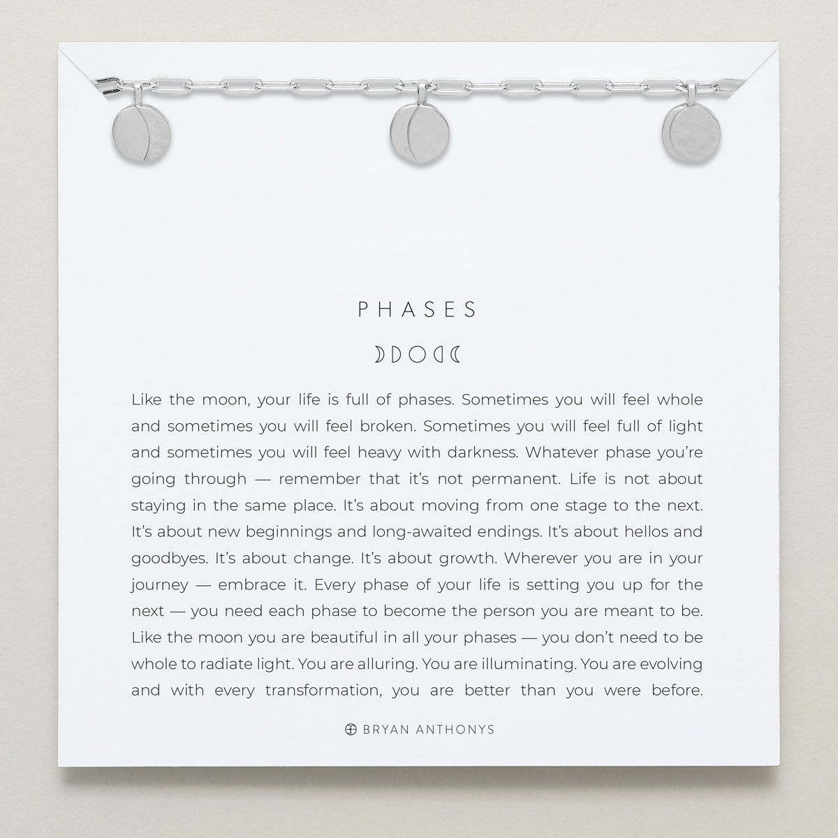 Phases Choker in silver finish