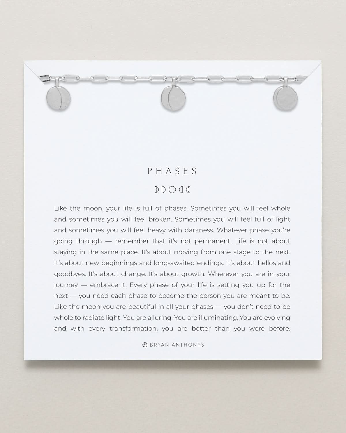 Phases Choker in silver finish