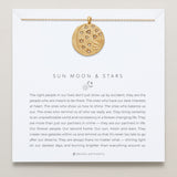 Sun Moon & Stars Necklace carded