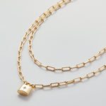 Bryan Anthonys Promise Gold Chain Necklace Macro