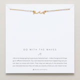 Bryan Anthonys dainty go with the waves necklace 14k gold