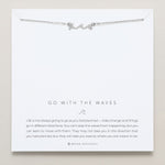 Bryan Anthonys dainty go with the waves necklace silver