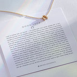 Bryan Anthonys Good Luck Gold Icon Necklace On Card