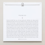Bryan Anthonys Promise Silver Icon Necklace Set On Card
