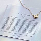 Bryan Anthonys Wings To Fly Gold Icon Necklace On Card Dynamic