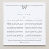 Bryan Anthonys Wings To Fly Silver Icon Necklace On Card