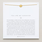 Bryan Anthonys You Are My Sunshine Mother Son Gold Necklace On Card