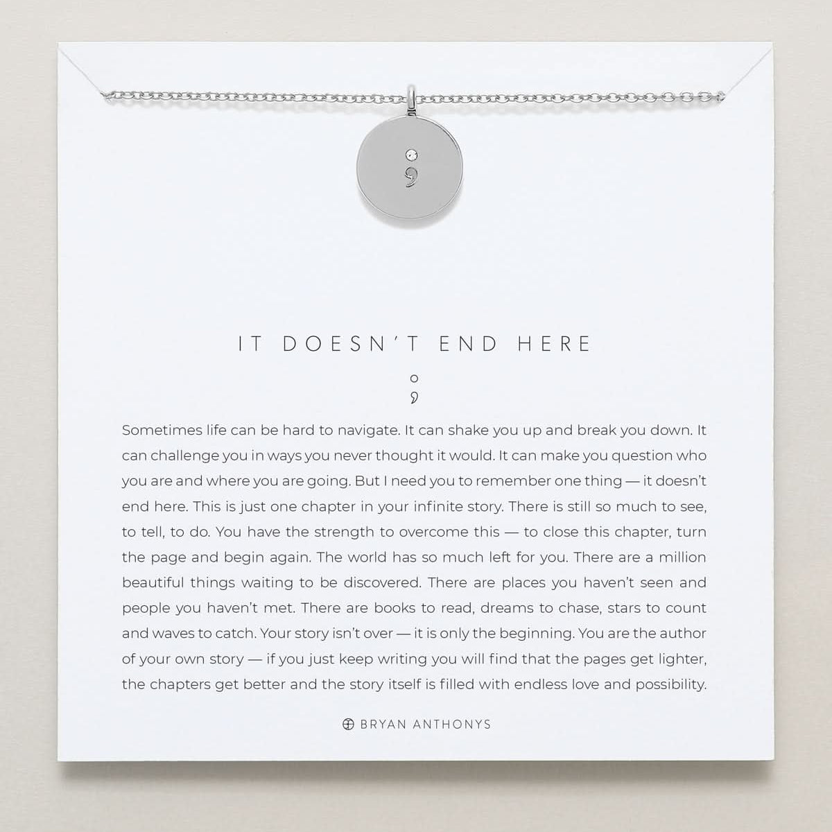 bryan anthonys it doesn't end here designs for a difference sims foundation silver
