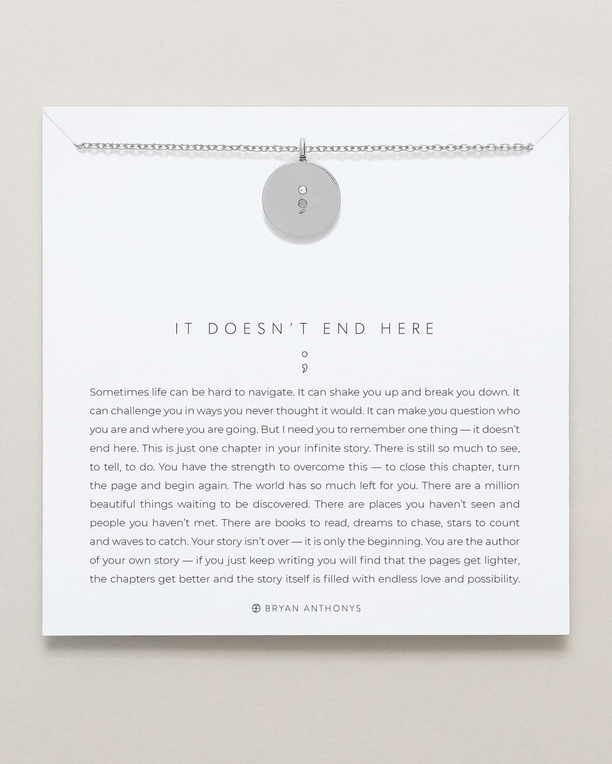 bryan anthonys it doesn't end here designs for a difference sims foundation silver