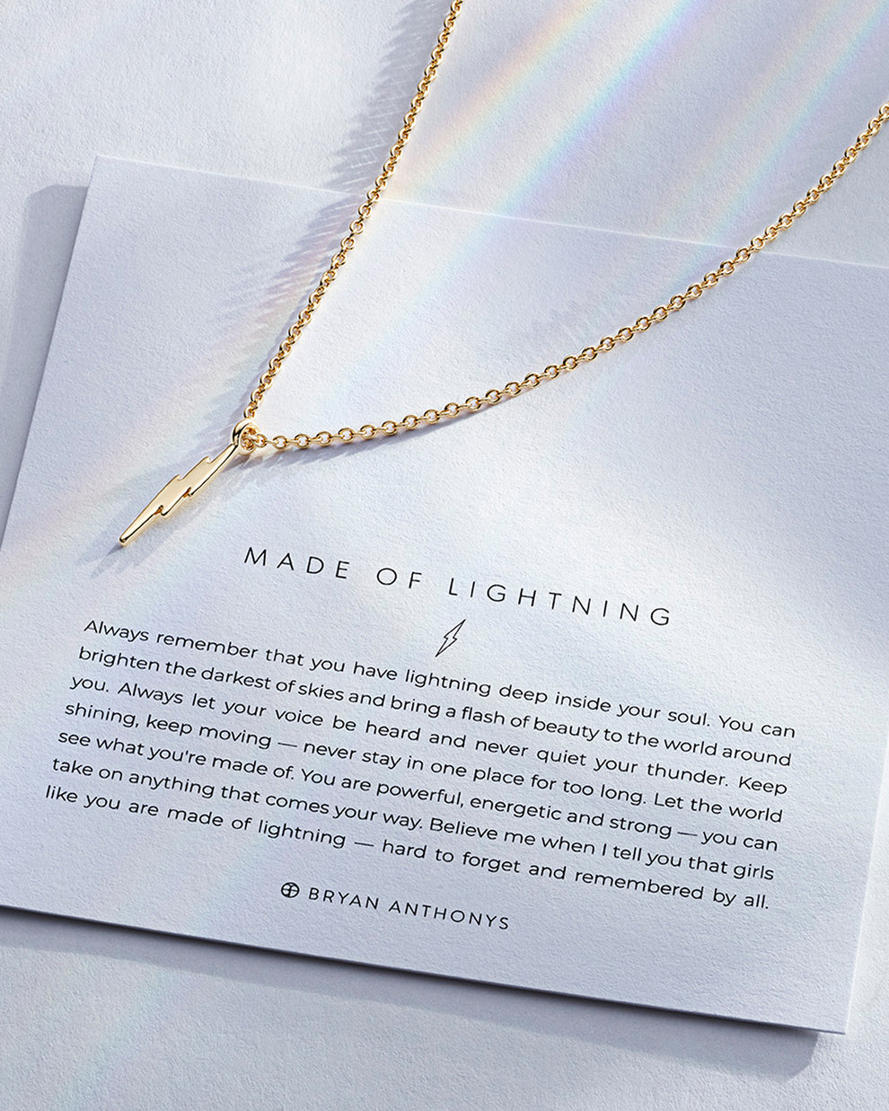 Made Of Lightning Necklace Bryan Anthonys
