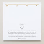 Bryan Anthonys Mama Gold Pave Necklace On Card