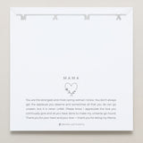 Bryan Anthonys Mama Silver Pave Necklace On Card