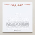 Bryan Anthonys Mom necklace dainty rose gold crystal