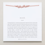 Bryan Anthonys Mom necklace dainty rose gold crystal