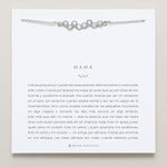 Bryan Anthonys Mom necklace dainty silver crystal