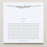 Bryan Anthonys Mom necklace dainty silver crystal