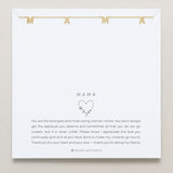 Bryan Anthonys Mama Gold Smooth Necklace On Card
