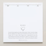 Bryan Anthonys Mama Silver Smooth Necklace On Card