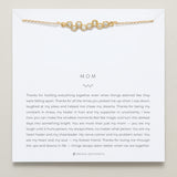 Bryan Anthonys Mom necklace dainty 14k gold crystal
