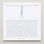 bryan anthonys dainty jewelry nurse necklace silver