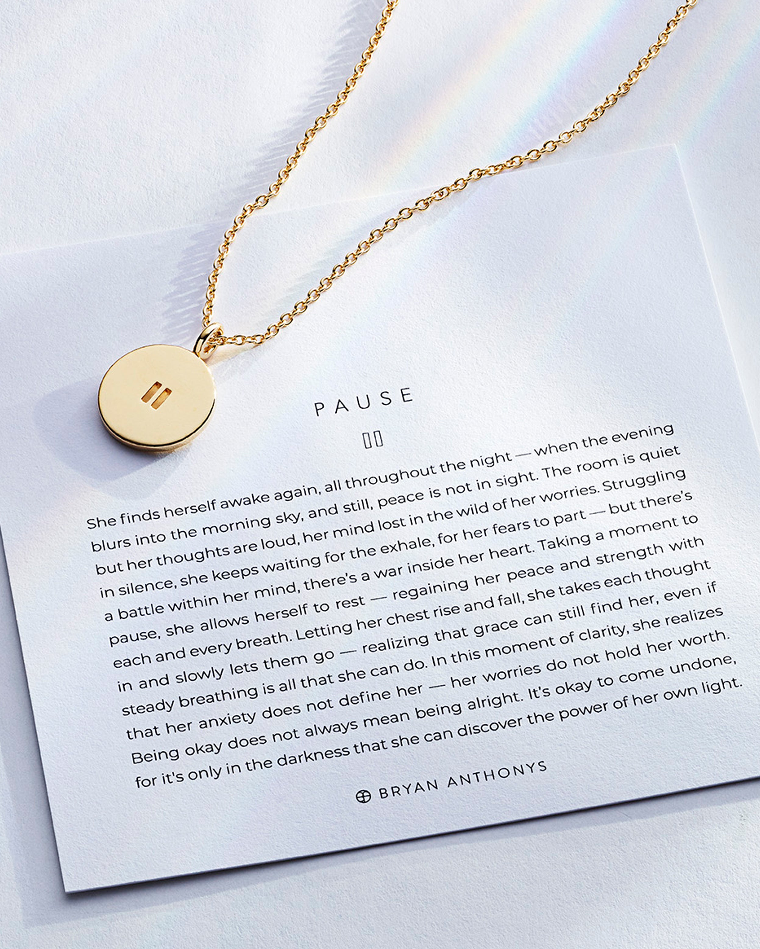 Pause Necklace | Bryan Anthonys