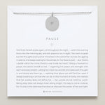 bryan anthonys designs for a difference pause necklace anxiety give back silver