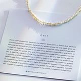 Bryan Anthonys Grit Seed Pearl Necklace On Card