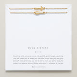 Bryan Anthonys dainty soul sisters best friend arrow necklaces set 14k gold