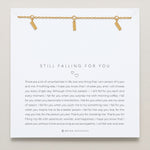 Bryan Anthonys Still Falling For You Gold Necklace On Card