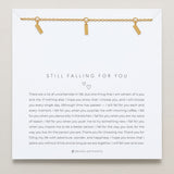 Bryan Anthonys Still Falling For You Gold Necklace On Card