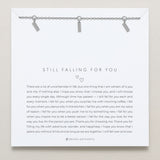 Bryan Anthonys Still Falling For You Silver Necklace On Card