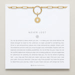 Bryan Anthonys Stories Of You Never Lost Gold Charm Necklace On Card