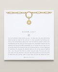 Bryan Anthonys Stories Of You Never Lost Gold Charm Necklace On Card