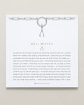 Bryan Anthonys Stories Of You Well Wishes Silver Charm Necklace On Card