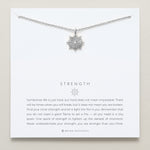 Bryan Anthonys dainty Strength spark necklace silver