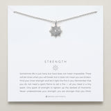 Bryan Anthonys dainty Strength spark necklace silver