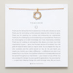 Bryan Anthonys dainty teacher necklace gift 14k gold
