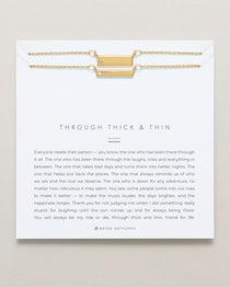 Bryan Anthonys Through Thick and Thin dainty necklace friendship set 14k gold