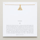 Bryan Anthonys tribe teepee necklace dainty 14k gold