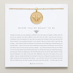 Bryan Anthonys Where You're Meant To Be Gold Necklace On Card