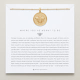 Bryan Anthonys Where You're Meant To Be Gold Necklace On Card