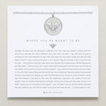 Bryan Anthonys Where You're Meant To Be Silver Necklace On Card