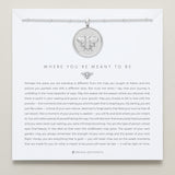 Bryan Anthonys Where You're Meant To Be Silver Necklace On Card