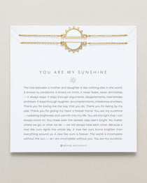 Bryan Anthonys you are my sunshine mother daughter necklace 14k gold