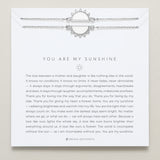 Bryan Anthonys you are my sunshine mother daughter necklace silver