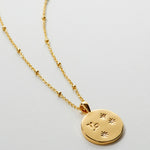 Bryan Anthonys Gold Capricorn Zodiac Necklace Macro