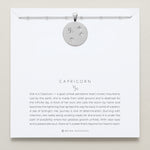 Bryan Anthonys Silver Capricorn Zodiac Necklace On Card