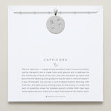 Bryan Anthonys Silver Capricorn Zodiac Necklace On Card