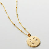 Bryan Anthonys Gold Gemini Zodiac Necklace Macro