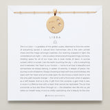 Bryan Anthonys Gold Libra Zodiac Necklace On Card